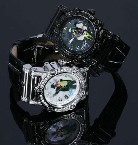 DolceMedio腕時計マイケルジャクソン追悼限定モデルMJDM1001/BK-